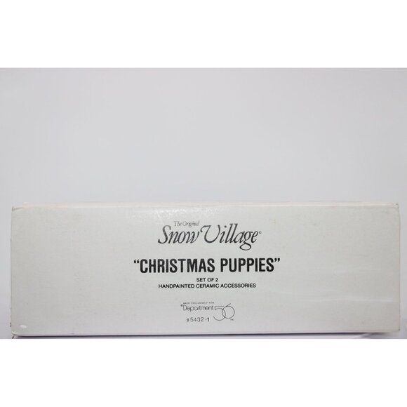 Dept 56 Snow Village - Christmas Puppies - Picture 6 of 7